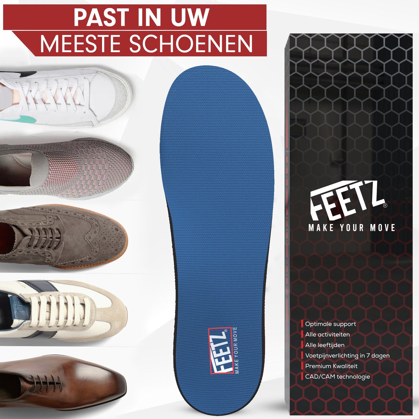 Feetz® The Blue One | Hielspoor | Fasciitis plantaris | Hallux Valgus