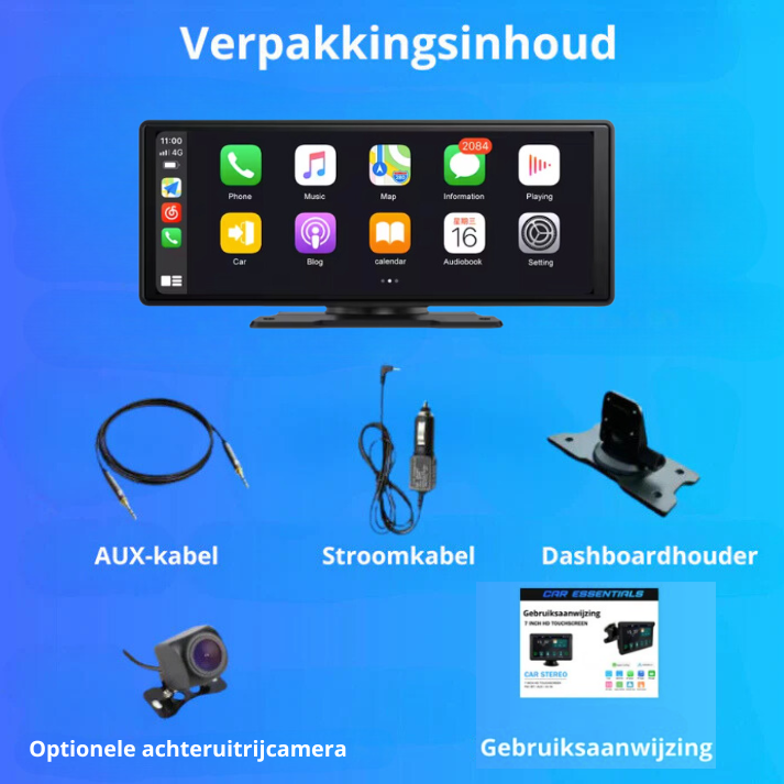 Apple CarPlay / Android Auto - 9.3 inch scherm
