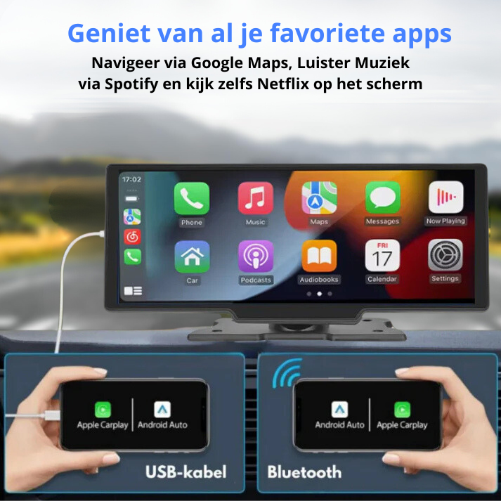 Apple CarPlay / Android Auto - 9.3 inch scherm